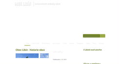 Desktop Screenshot of obeclibin.cz
